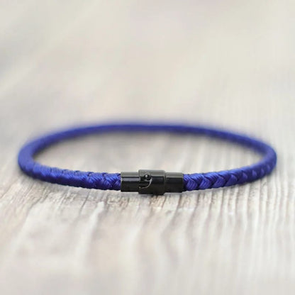 Pulsera de Cuerda Roja de Nylon para Hombre y Mujer. Diseño magnético para pareja, amuleto de la suerte, prosperidad y riqueza.