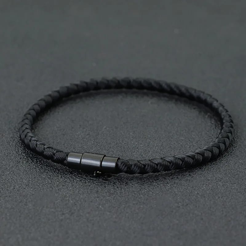 Pulsera de Cuerda Roja de Nylon para Hombre y Mujer. Diseño magnético para pareja, amuleto de la suerte, prosperidad y riqueza.