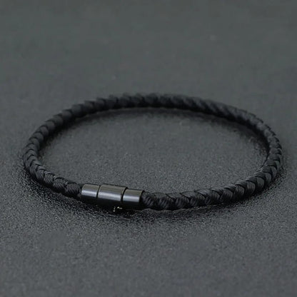 Pulsera de Cuerda Roja de Nylon para Hombre y Mujer. Diseño magnético para pareja, amuleto de la suerte, prosperidad y riqueza.