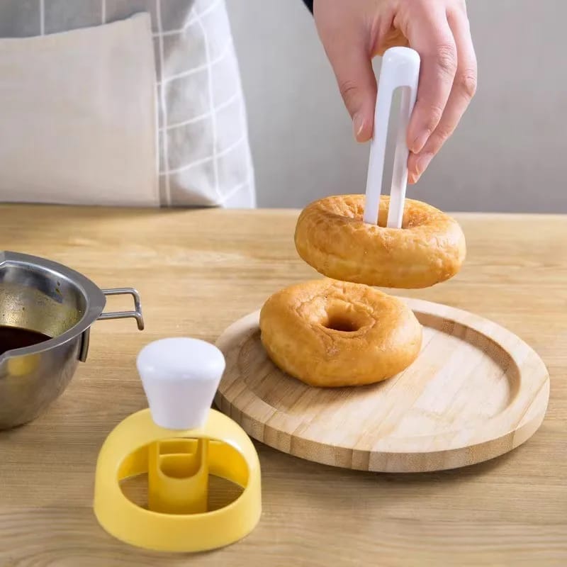 Molde y cortador creativo para donas DIY. Utensilio de cocina para repostería, postres, pastelería y chocolate. Herramienta de horneado y decoración.