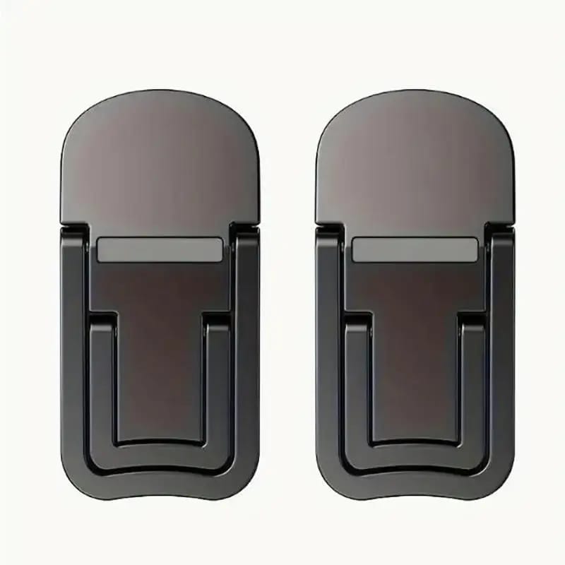 2 Soportes Mini Plegables para Laptop Portátil, Elevador de Teclado con 2 Ángulos Ajustables, Autoadhesivo Invisible