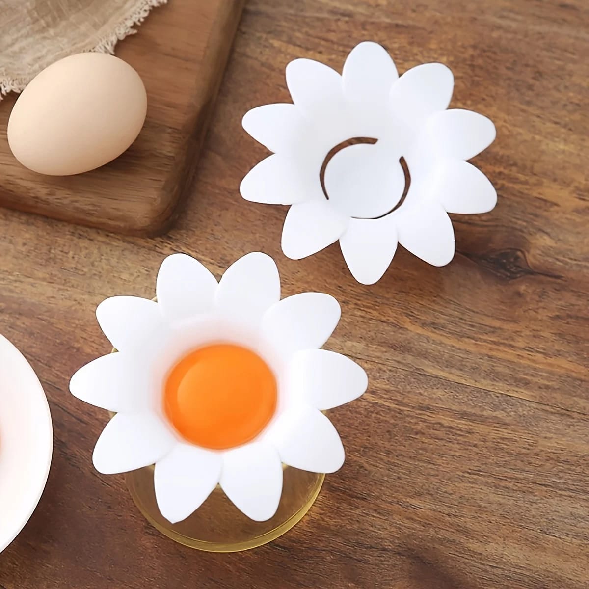 Separador de Claras y Yemas de Huevo con Diseño Floral Lindo, Utensilio de Cocina para Repostería.