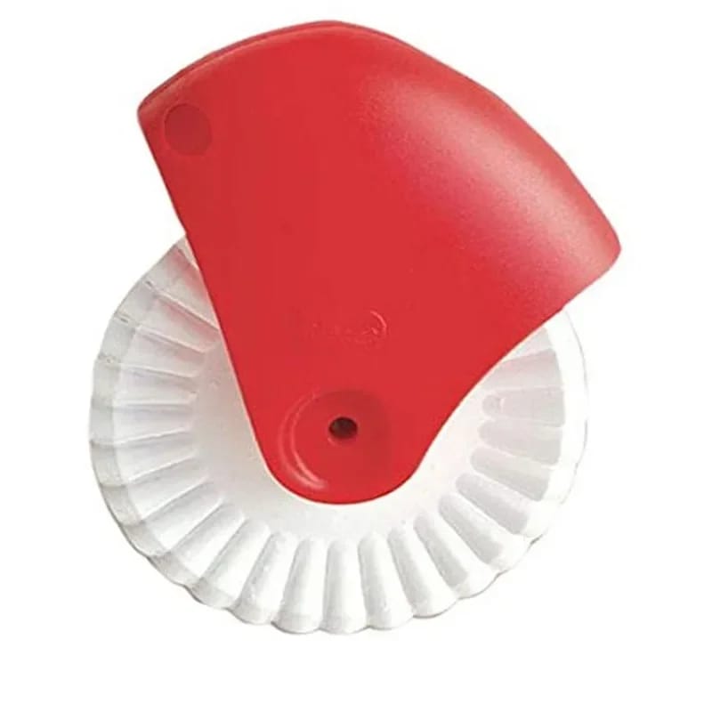 Cortador de masa con rueda de plástico para repostería, pizza y tartas. Herramienta para celosía y decoración de bordes, ideal para cocina y horneado.