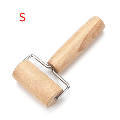 Rodillo de amasar de madera para repostería, ideal para estirar masas de tortas, pizzas, panqueques y galletas. Un utensilio esencial para tu cocina.