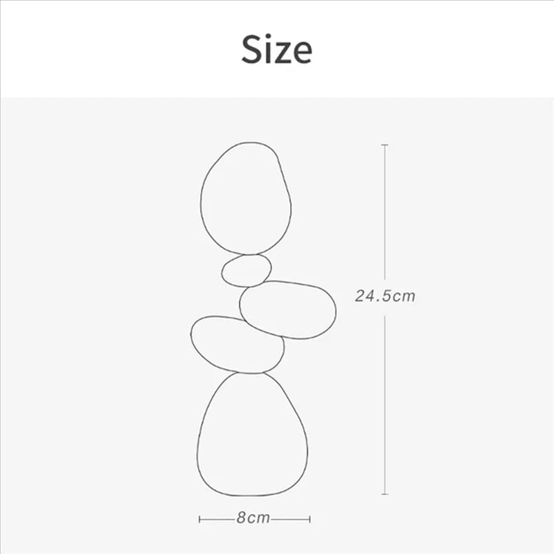 Adornos de Pared Modernos de Madera Sólida con Forma de Piedras, Estilo Nórdico, Arte Divertido, Puzzle Decorativo para el Hogar, Ideal para Descomprimir.