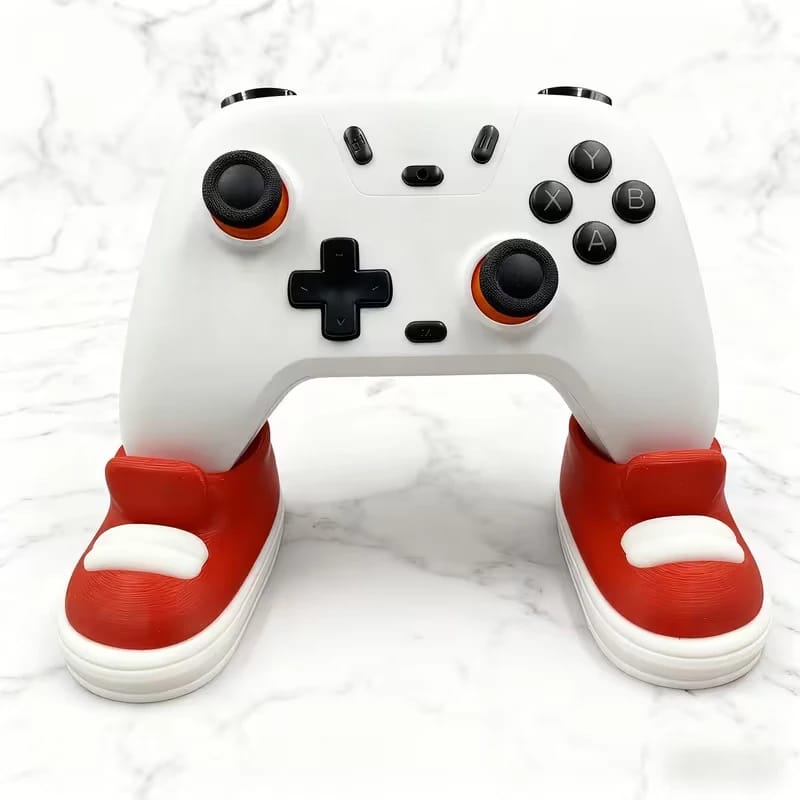 Soporte Organizador de Controles de Juego con Forma de Zapatilla, Diseño Creativo para Varios Mandos.