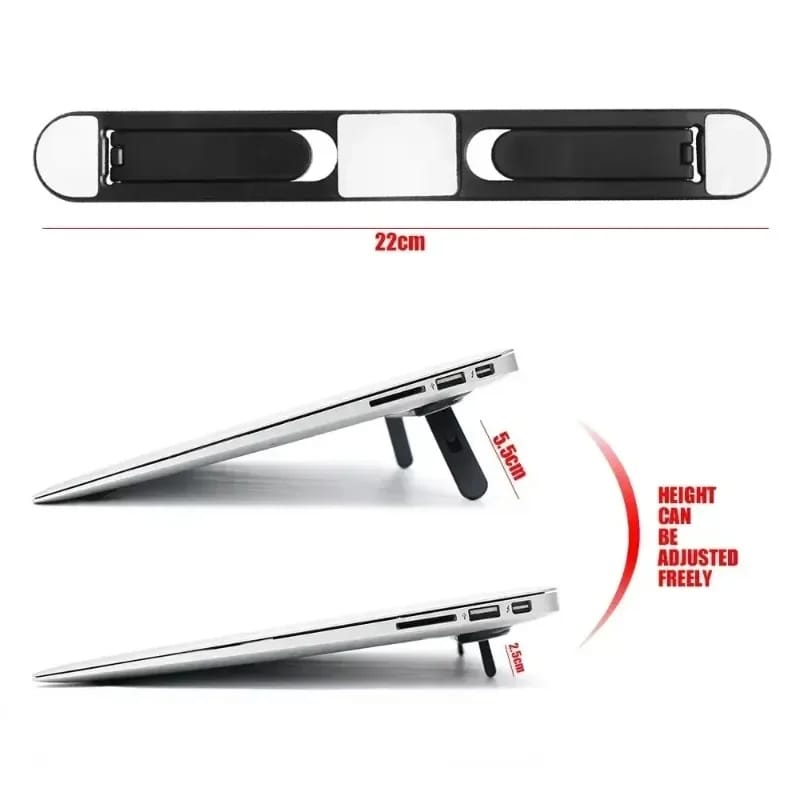 Soporte Universal para Laptop y Tablets. Compatible con MacBook Pro 13/15, MacBook Air, Lenovo, Samsung y muchos otros modelos. Último modelo.