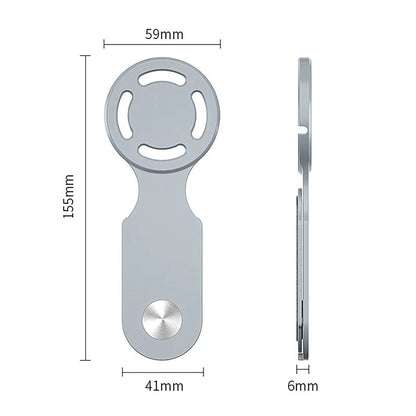 Soporte Magnético para Celular en Pantalla de Laptop, Compatible con Magsafe para iPhone 15 14, Plegable y Ajustable, Montaje Lateral para Pantalla Adicional