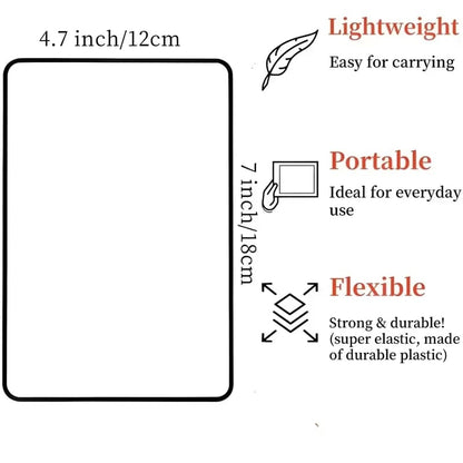 Lupa Magnificadora de Página Completa Grande y Ultrafina para Lectura. Lente de Aumento de Hoja, Ayuda para Leer.