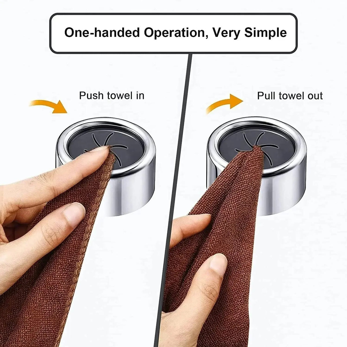 Pack 3 Clips Adhesivos Sin Taladro para Paños de Cocina, Repasadores, Toallas o Guantes. Colgador de Pared para Baño y Cocina.