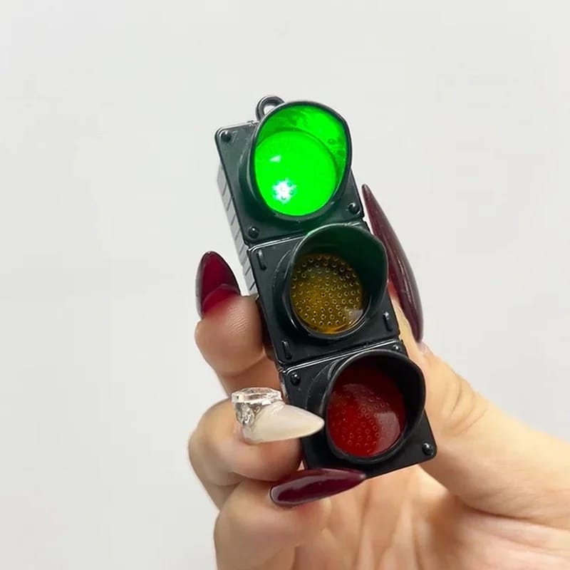 Nuevo Semáforo Magnético para Heladera, Juguete de Tráfico, Luz Peatonal Creativa y Accesorios de Decoración Magnéticos