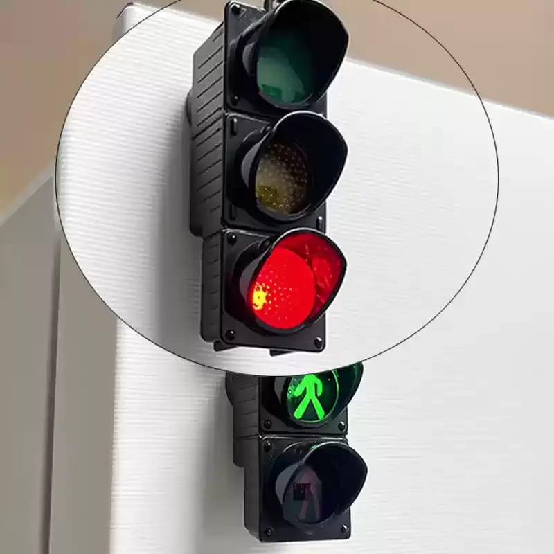 Nuevo Semáforo Magnético para Heladera, Juguete de Tráfico, Luz Peatonal Creativa y Accesorios de Decoración Magnéticos