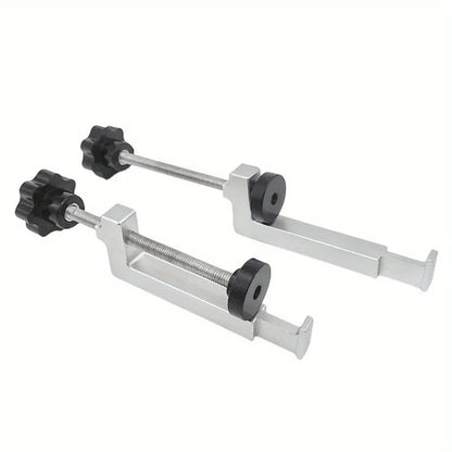 Set de 2 Abrazaderas de Mesa Universales para Guías / Ranura T / Rieles de Sierra. Abrazaderas Fijas de Aluminio para Banco de Trabajo de Carpintería.