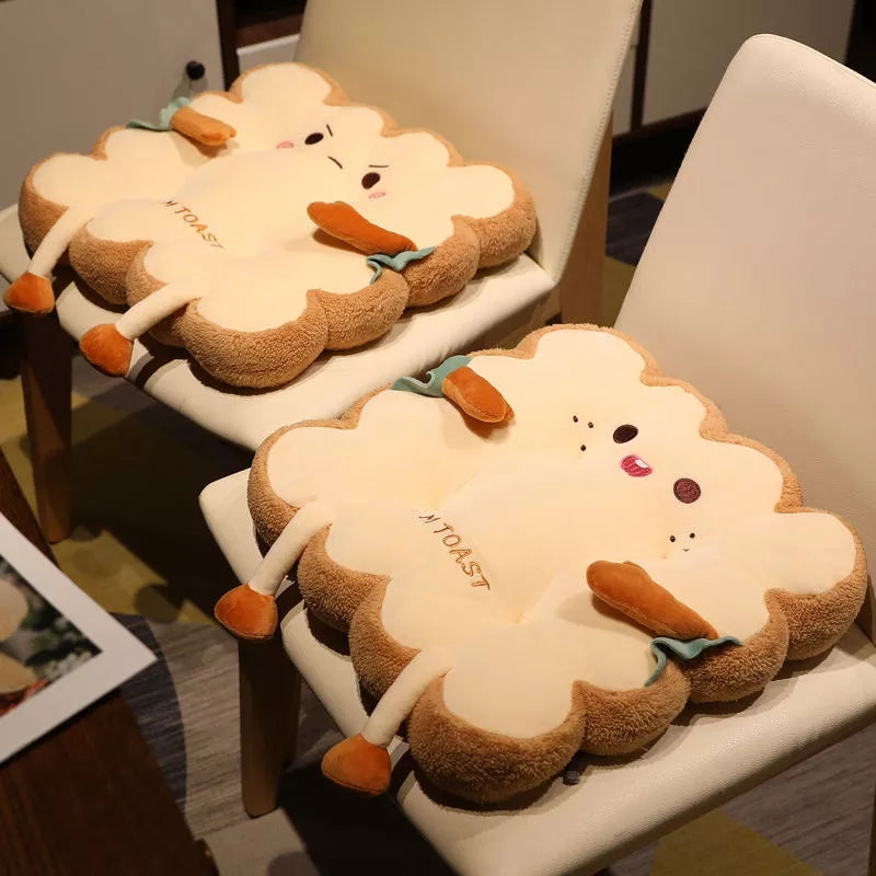 Almohadon de silla diseño tostada animada