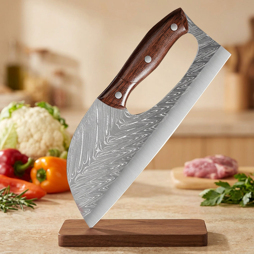 7.8inch Kitchen Knife Multifunctional Effort Saving Knives Household Chopping Knife Meat Cleaver Butcher Knife Kitchen Supplies