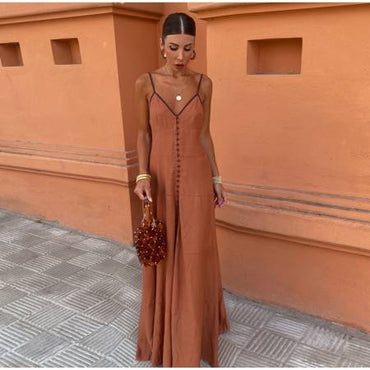 Maxivestido solera al cuerpo