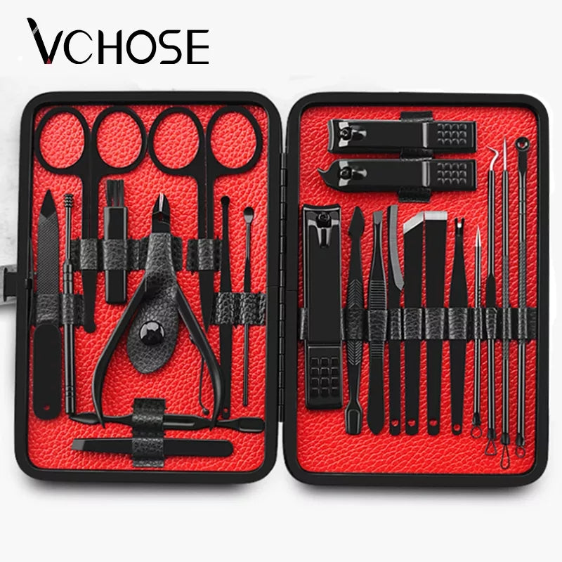 Set de Manicura 23 Piezas Negro