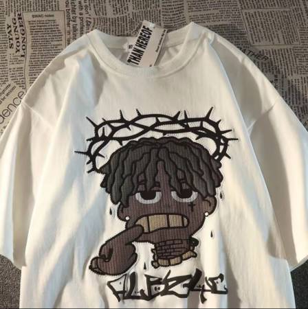 Remera hombre MC retro over size