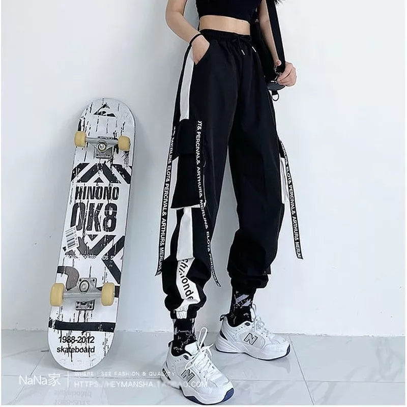 Pantalon mujer cargo con correas Arthur