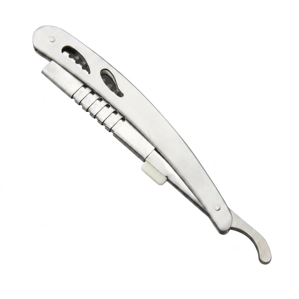 Bear Shaving Knife Folding Straight Razors Stainless Steel Hair Remover Eyebrow Shaver Professional Barber Hair Manual Sale