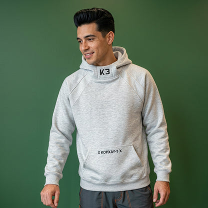 Buzo con Capucha de Hombre a la Moda Otoño 2025, Bordado, Cuello Alto, Manga Larga, Versátil Casual.
