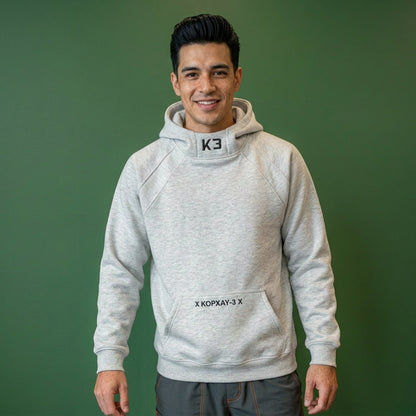 Buzo con Capucha de Hombre a la Moda Otoño 2025, Bordado, Cuello Alto, Manga Larga, Versátil Casual.