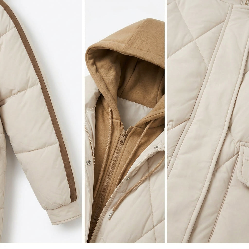 Campera dama Parka inflada Plumon