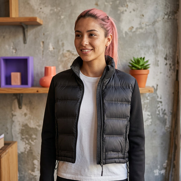 Campera dama corta manga Neo