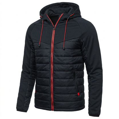 Campera hombre deportiva Combinada Slim