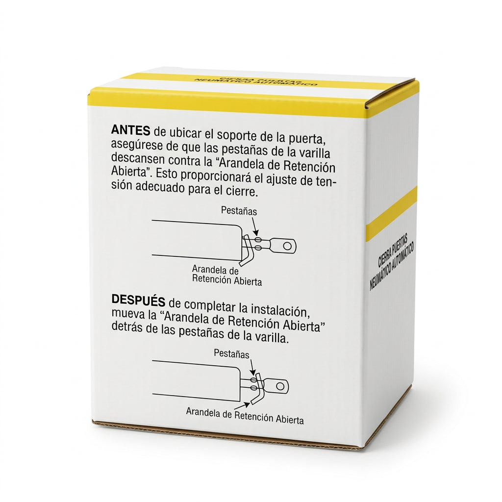 Cierra Puertas Neumático Automático Cierre Suave 