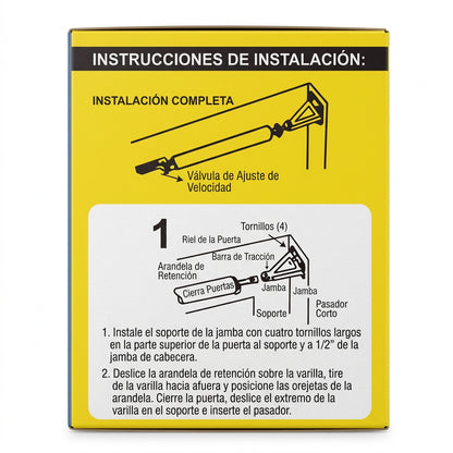 Cierra Puertas Neumático Automático Cierre Suave 