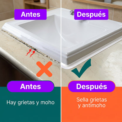 Cinta Selladora Impermeable Baño Antimoho Autoadhesiva 