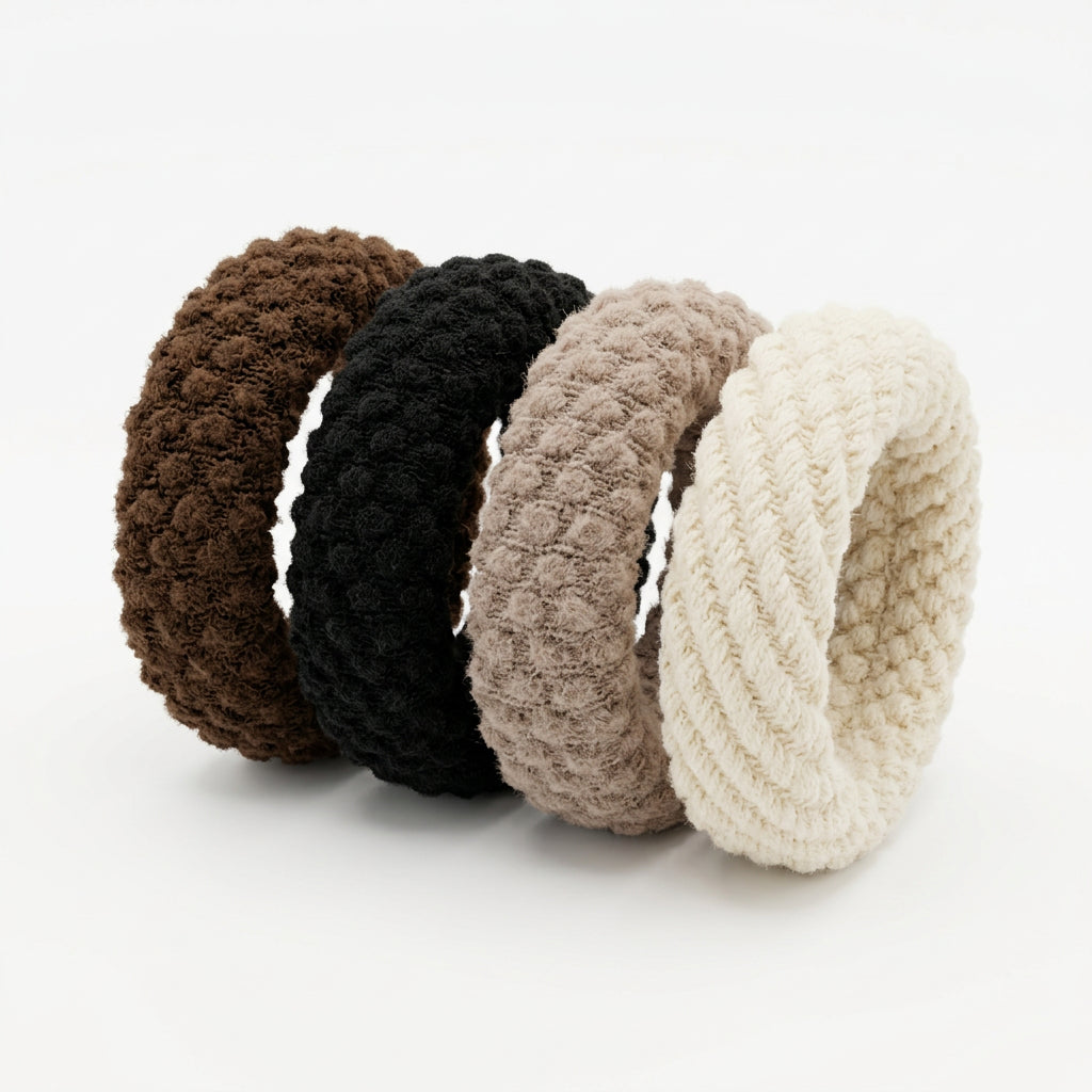 Colitas De Pelo Gruesas Elásticas Scrunchies Mujer