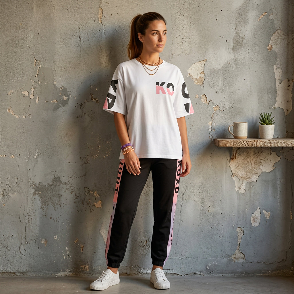 Conjunto deportivo dama pantalon y remera