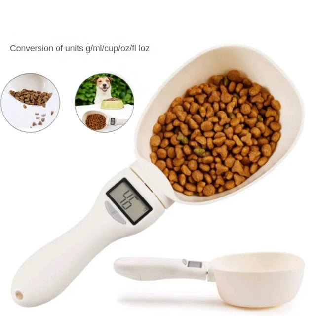 Cuchara con balanza para alimentos