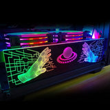 Coolmoon-placa De Luz Rgb, Fuente De Alimentación Gamer Pc