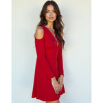 Vestido Dama Dkny Fiesta  Cuello Alto Aro Dorado