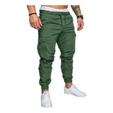 Pantalon Cargo Hombre Con Puño