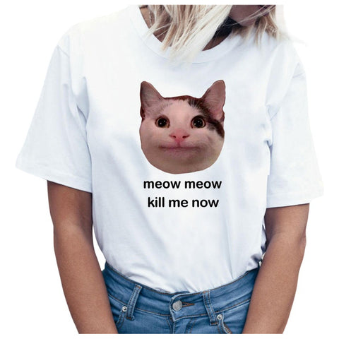 Remera Camiseta Dama Meme Gatito Entreg 24 Hs!