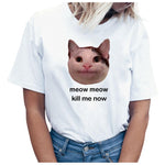 Remera Camiseta Dama Meme Gatito Entreg 24 Hs!