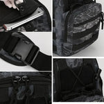 Mochila Bolso Táctica Cruzada Genérica Para Adultos