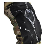 Buzo Hombre Militar Swat Camuflado Negro Brazo Impermeable
