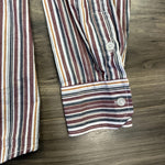 Camisa Hombre Bogari Rayas Cuello Americano Larga