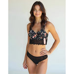 Sutien Sujetador Brasier Bustier Promise Corse Floreado
