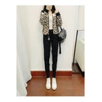 Conjunto Pantalon Y Campera Hilo Animal Print Divino Dama