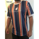 Remera Hombre Manga Corta Rayada!