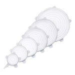 Tapa Silicona Elastica Ajustable Reutilizable Alimento X6