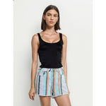 Short Dama Jean Rayado  Unico Wild Fable