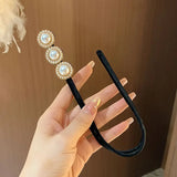 Broche Pinza Para El Pelo Moño Mujer Perla