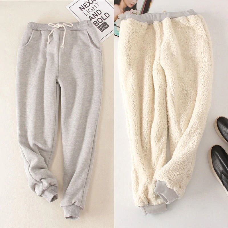 Pantalon deportivo mujer con corderito